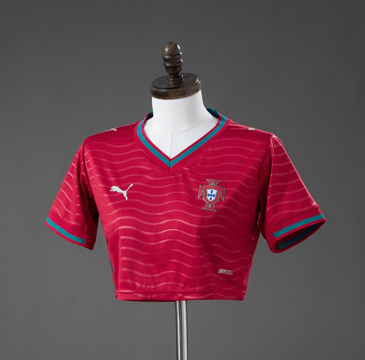 Portugal 2026 Home Women's Crop Top Style Jersey