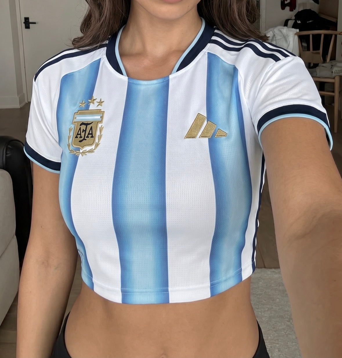 Argentina 2026 Home Women's Crop Top