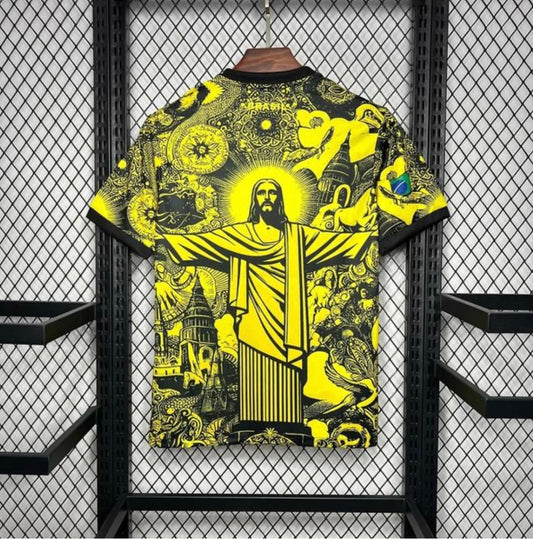 Brazil National 2024-2025 Special Edition Jesus Yellow
