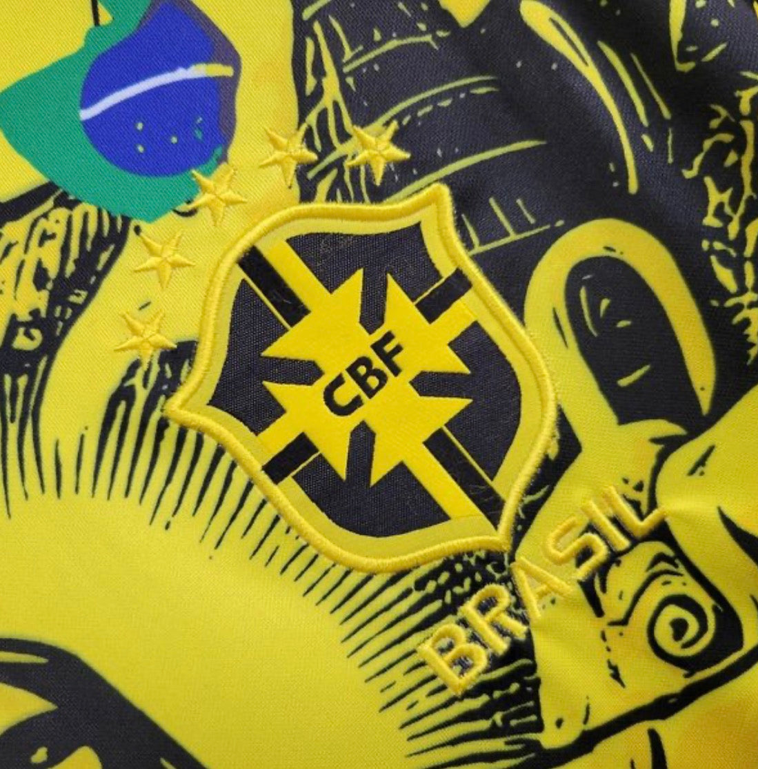 Brazil National 2024-2025 Special Edition Jesus Yellow