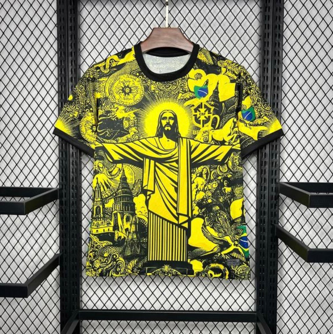 Brazil National 2024-2025 Special Edition Jesus Yellow