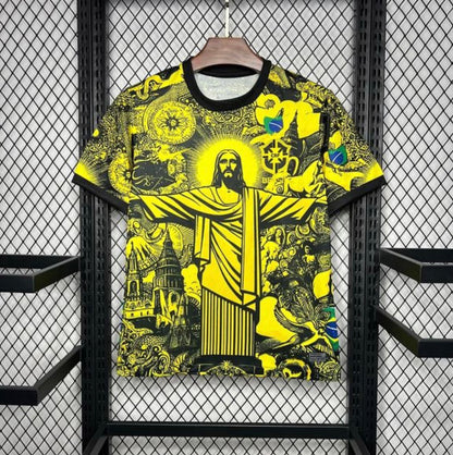 Brazil National 2024-2025 Special Edition Jesus Yellow