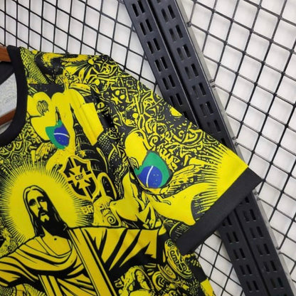 Brazil National 2024-2025 Special Edition Jesus Yellow